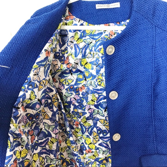 Gorgeous Vibrant Blue Spring Jacket - Picture 2 of 8